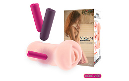 Мастурбатор в виде вагины с вибрацией Kokos Три Сестры Virgin Auto