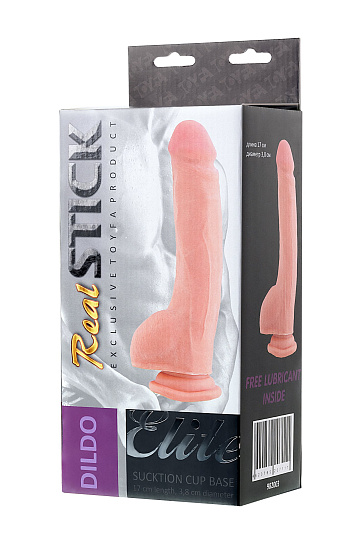 Фаллоимитатор RealStick Elite на присоске, 17 см