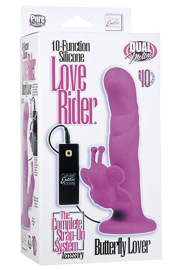 Вибромассажер Love Rider Butterfly Lovers с клиторальным стимулятором