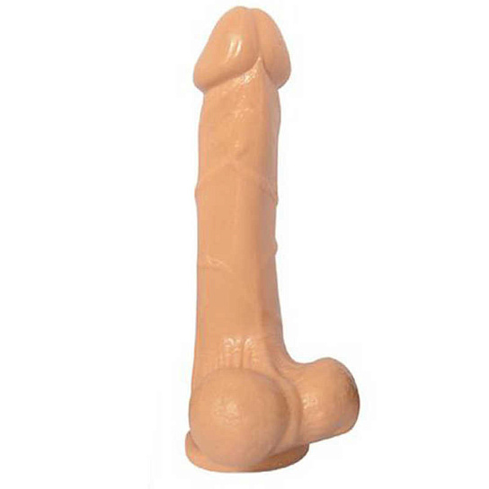 Фалоимитатор 9 Inch Super Whopper Dong, телесный