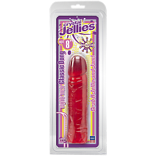 Фаллоимитатор гелевый Сristal Jellies 8, розовый, 20 см