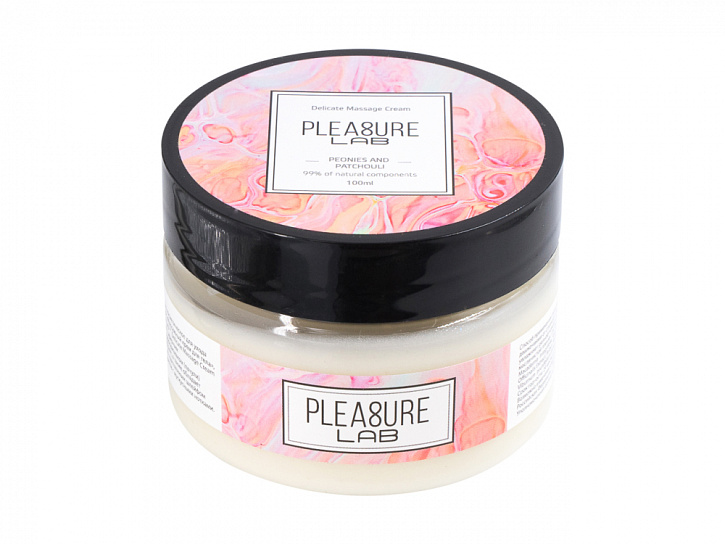 Крем для массажа Pleasure Lab Delicate Пионы и Пачули, 100 мл