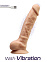 Дилдо с вибрацией Adrien Lastic SileXD, телесный