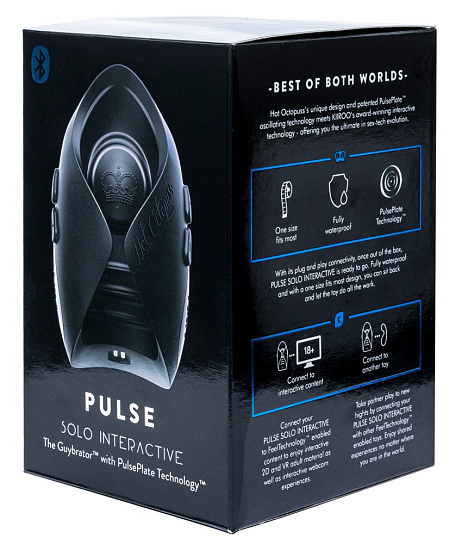 Инновационный мастурбатор HotOctopuss Pulse Solo Interactive
