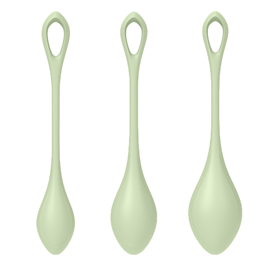 Набор вагинальных шариков Satisfyer Yoni Power 2, зеленый
