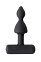 Небольшая анальная вибровтулка Arrow Erotist, цвет черный
