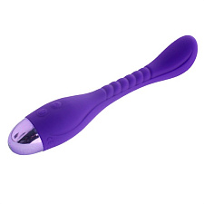 Вибратор Slender "G" Vibe с мягким и гибким кончиком, 21 см, фиолетовый