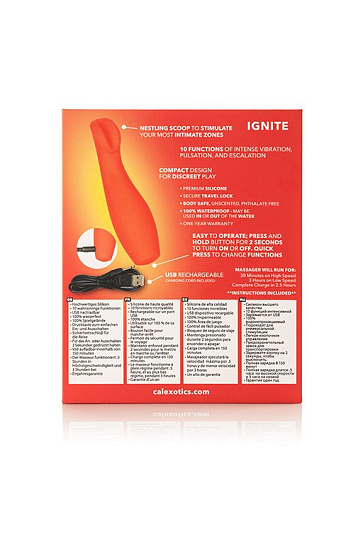 Вибромассажер для стимуляции клитора Red Hot Ignite
