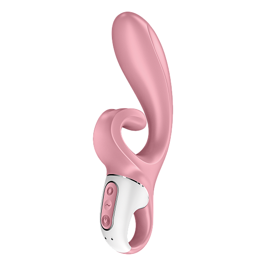 Вибратор-кролик с ультра-гибким отростком Satisfyer Hug me, розовый