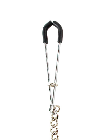 Клипсы на грудь с цепочкой Nipple Tweezer