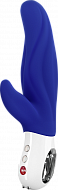Элитный женский вибратор Lady BI, 22 см, синий