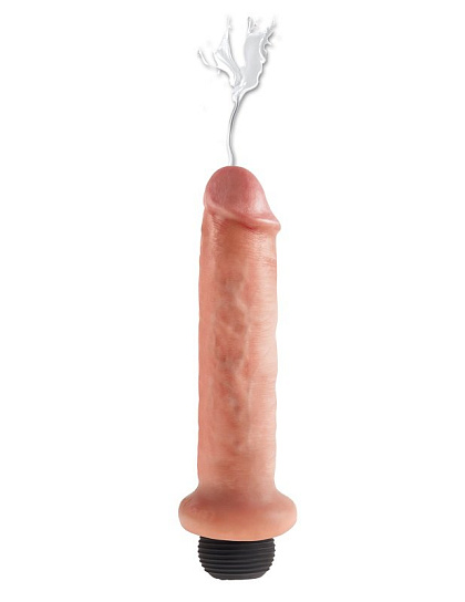 Фаллос со съемным резервуаром для жидкости SQUIRTING COCK 7, 17,8 см