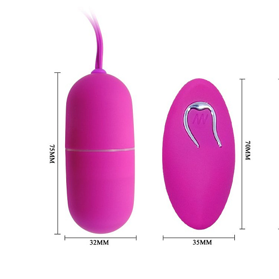 Виброяйцо Arvin, 12 функций с пультом ДУ фиолетовое