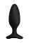 Анальная пробка Lovense Hush 2 (M), черная, 13,5 см