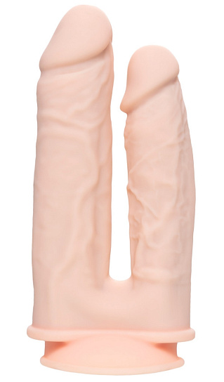 Фаллоимитатор для двойного проникновения RealStick Silicone Armie H, 19 см