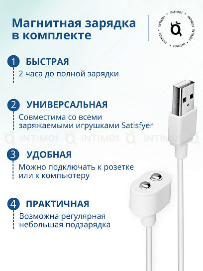 Многофункциональный вибратор для двоих Satisfyer Partner Toy Plus 18 см