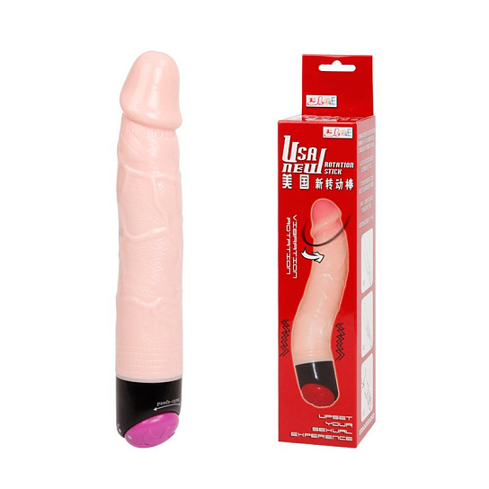 Вибромассажер-ротатор с гибким хребтом, Baile USA New, 23 см