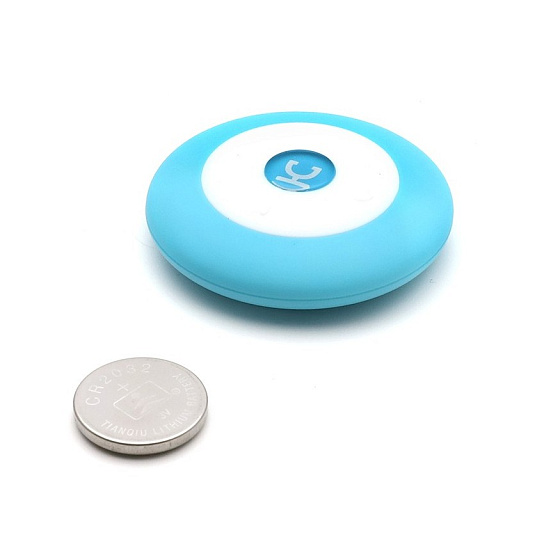 Массажер простаты с вибрацией и пультом KisToy Gordon, голубой