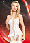 Корсет с открытыми плечами SoftLine VALERIE белый, M/L