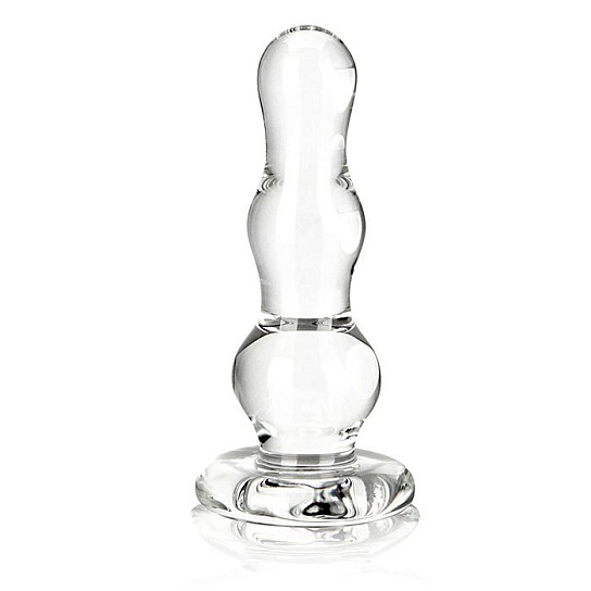 Стеклянная елочка прозрачного цвета Glas-140