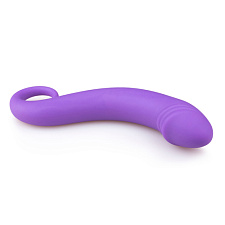 Изогнутый анальный стимулятор Easytoys Curved Dong, фиолетовый