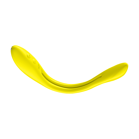 Многофункциональный вибратор Elastic Game, желтый