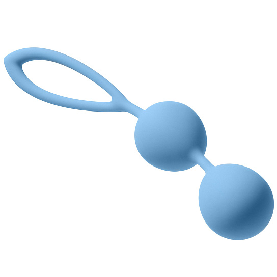 Нежные вагинальные шарики GEISHA KISS, голубые