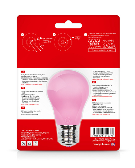 Силиконовый стимулятор Gvibe Gbulb розовый