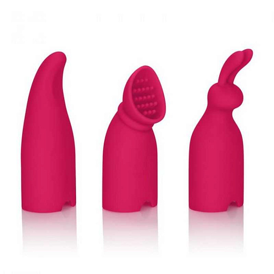 Набор из перезаряжаемой вибропули с насадками Silhouette S22, красный