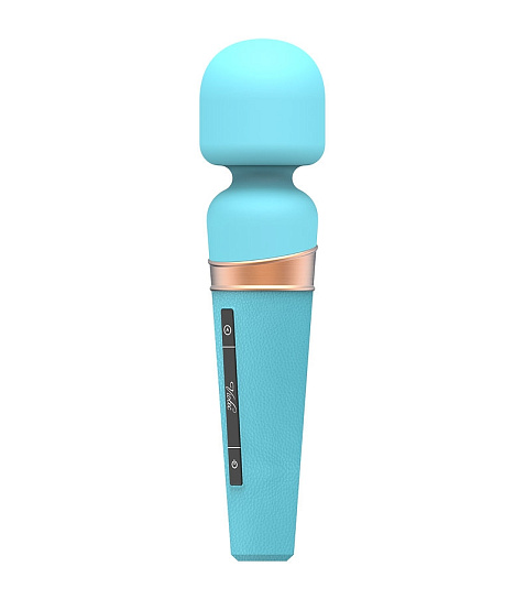 Вибростимулятор Viotec Titan с мягкой головкой, голубой
