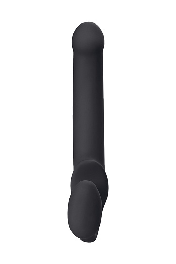 Безремневой страпон Strap-on-me, 25 см, черный