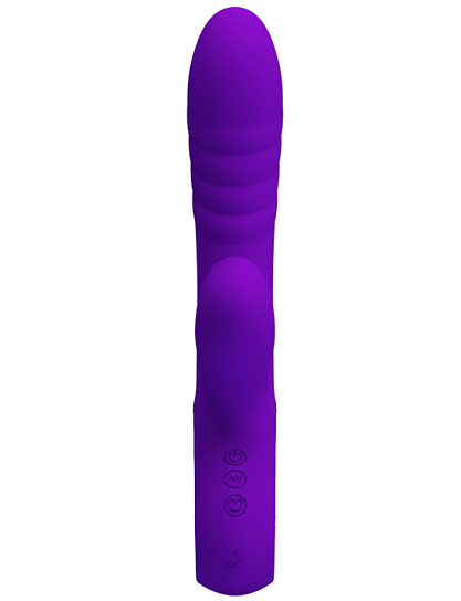 Вибратор-кролик с вакуумно-волновым отростком Baile Pretty Love Jersey