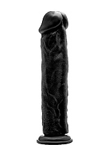 Фаллоимитатор Realistic Cock 11" на присоске, 26 см, черный