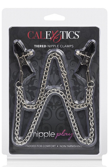 Зажимы на соски Nipple Play Tiered Nip Clamps с цепочкой