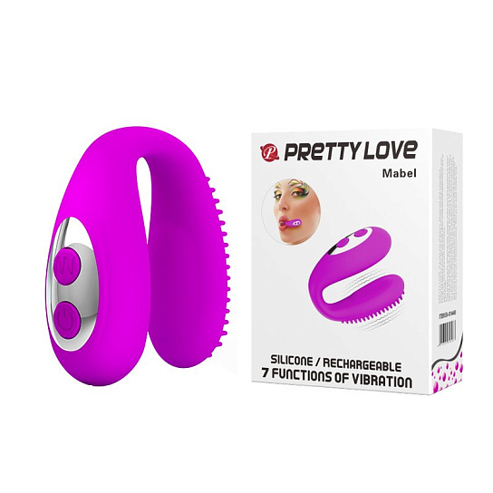 Инновационный мини вибромассажер Mable, розовый