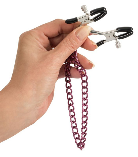 Зажимы на соски на цепочке CLAMPS CHAIN