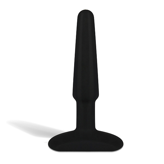 Черный плаг из силикона класса люкс 4'