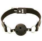 Кляп для БДСМ игр Breathable Ball Gag, черный