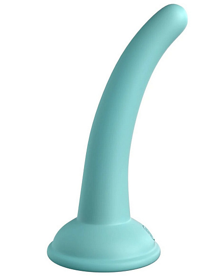 Гибкий фаллоимитатор на присоске PipeDream Curious Five, бирюзовый