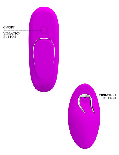 Мини-вибратор в трусики с пультом управления Baile Pretty Love Lisa