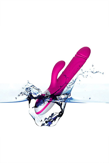 Женский вибратор со стимулятором клитора Wave Nalone