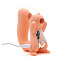 Вакуумный стимулятор клитора Белочка KisToy Miss UU, оранжевый