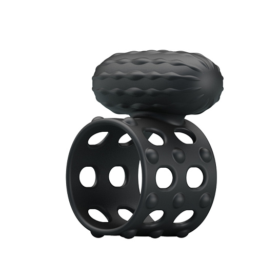 Эрекционное виброкольцо с текстурой-сетка Osborn