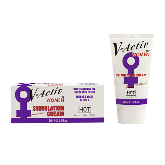 Возбуждающий и стимулирующий крем V-ACTIVE, 50 мл