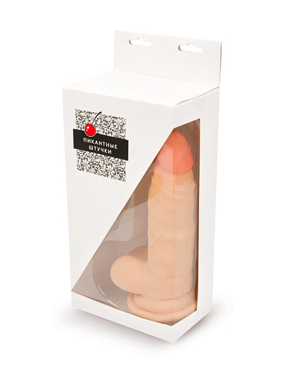 Фаллос реалистик на присоске, 18 см