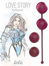Комплект вагинальных шариков Lola Games Valkyrie, красный