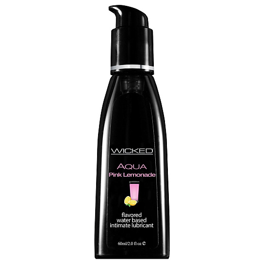 Лубрикант на водной основе Wicked Aqua Pink Lemonade, 60 мл