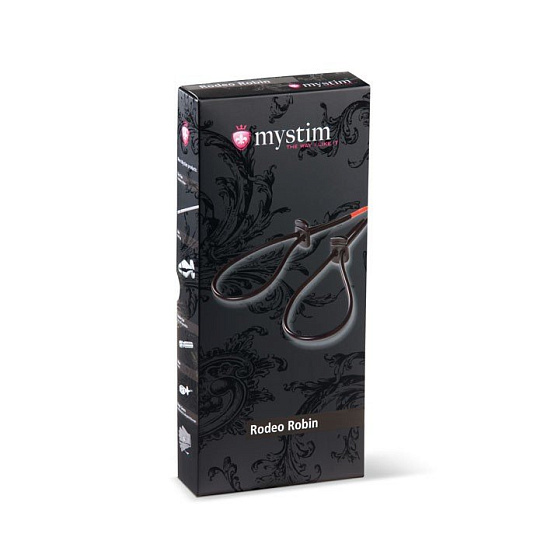Электроутяжка на пенис и мошонку Mystim Rodeo Robin