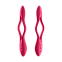 Многофункциональный вибратор Elastic Joy, красный