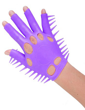 Перчатка для чувственной стимуляции эрогенных зон Neon Luv Glove, фиолетовая